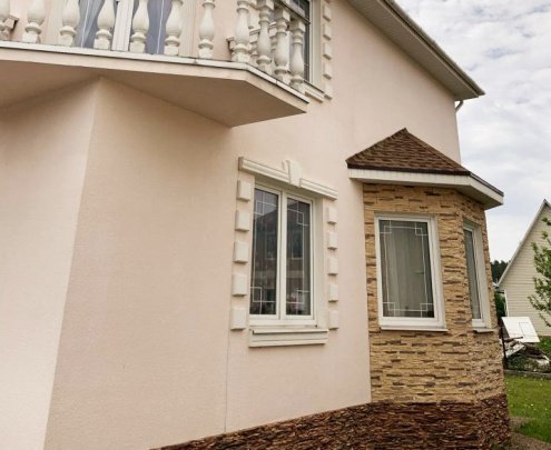 Искусственный камень плоский White Hills Каскад Рейндж 230-40 бежевый рис 2