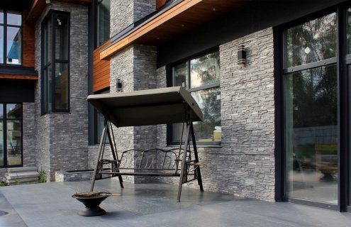 Искусственный камень плоский Leonardo Stone Верона 098 серый рис 10