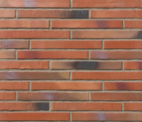 Клинкерная плитка Stroeher Glanzstueck 2452 № 2 440х52х14 мм плоский элемент рис 1