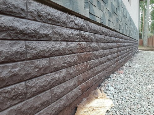 Искусственный камень плоский Atlas Stone Базальт 057 коричневый рис 2