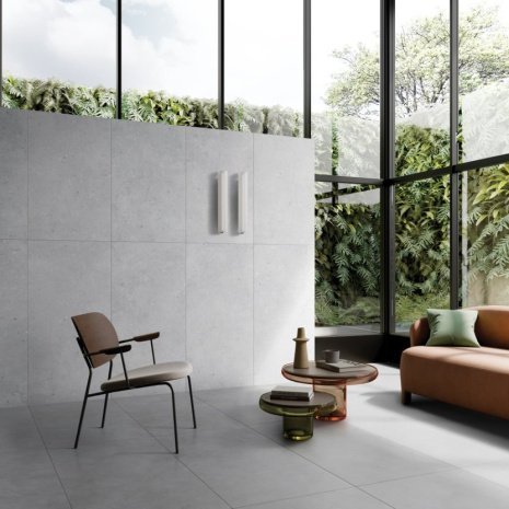 Керамогранит Vitra FlakeCement Серый матовая 1200х600х9 мм рядовая плитка K947893R0001VTSP рис 3