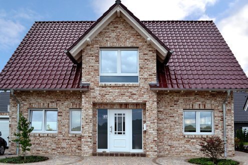 Керамическая черепица рядовая Roben Monzaplus trentino glanz-engobe  глазурь 464х304 мм рис 3