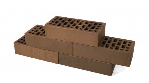 Кирпич керамический облицовочный Braer М150 кладка мокко 1 NF 250x120x65 терра рис 1