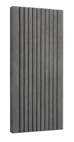 Террасная доска Terradeck Massive 3D, двухсторонняя (текстура:вельвет-гладкая), размер: 150*21*4000мм, цвет: черный рис 5