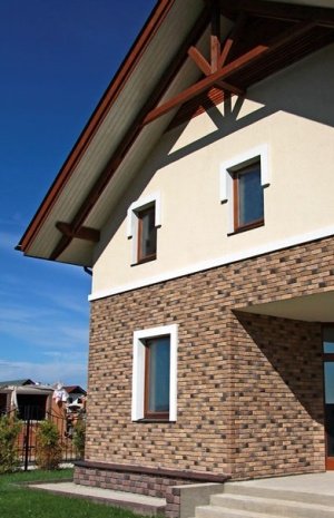 Искусственный камень плоский White Hills Бремен Брик 307-40 коричневый рис 2