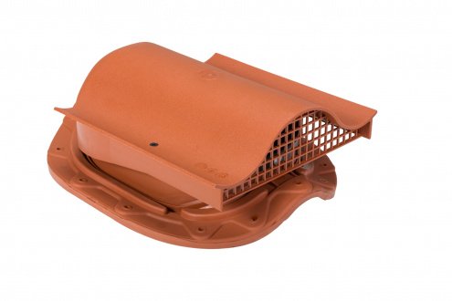 Вентилятор скатный Vilpe MUOTOKATE KTV без адаптера кирпичный RR750/RAL8004 рис 1