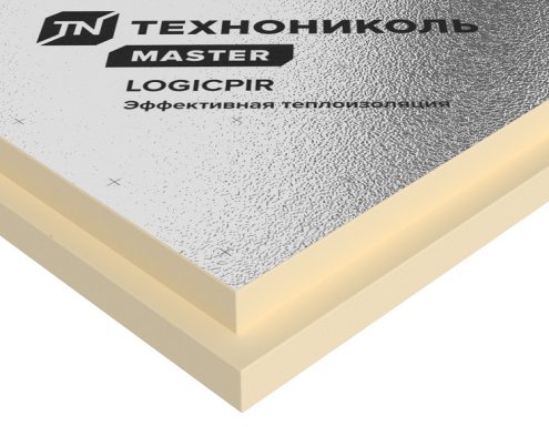 Плиты теплоизоляционные Технониколь LOGICPIR Ф/Ф L-1190х590х40 рис 4