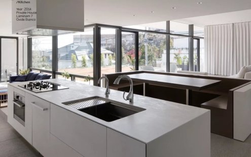 Керамогранит Laminam Russia Solo Bianco матовая 3000х1000х5,6 мм рядовая плитка LAMF009819 рис 2