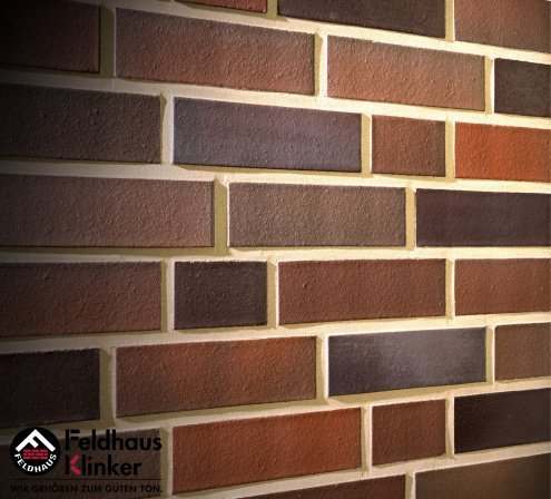 Кирпич клинкерный Feldhaus Klinker Classic М1000 K350NF 240х115х71 lava maris liso гладкий рис 1