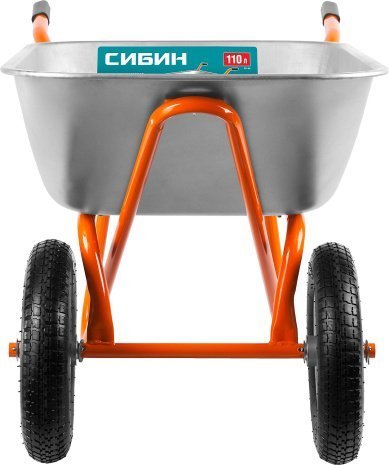 Тачка СИБИН СТ-22 строительная двухколесная, 110 л, грузоподъемность 200 кг арт.39905_z01 рис 6