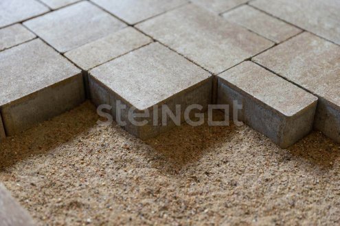 Тротуарная плитка Steingot Премиум Бавария травертин частичный прокрас 280/210/140х210/140/70х60 мм рис 5
