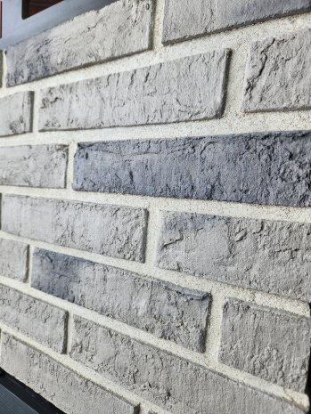 Искусственный камень плоский Lifebrick Клио 480 серый рис 2
