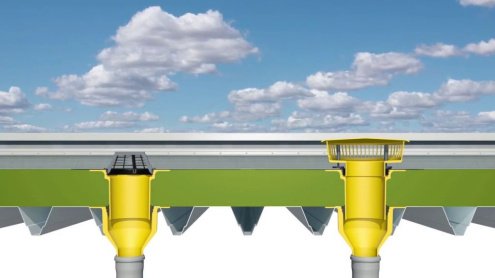 Водосточная система SITATRENDY подпорный элемент Sita More, высота 25-105мм, из полиамида для аварийного водоотвода, арт.159001 рис 3