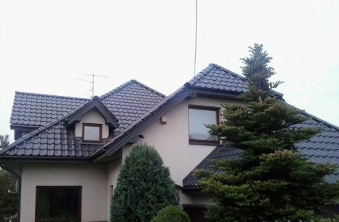 Керамическая черепица рядовая Creaton Titania schwarz matt  ангоб 515х324 мм рис 2