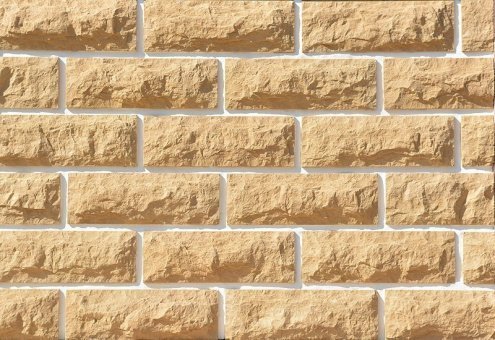Искусственный камень плоский Eco Stone Юкон 15 бежевый рис 1