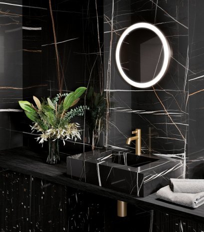 Керамогранит Italon Charme Deluxe Floor Project Sahara Noir Cer патинированная 1200х600х9 мм рядовая плитка 610015000499 рис 2