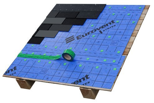 Супердиффузионная мембрана Eurovent Syntex 170 г/м2 50х1,1 м синий/синий рис 2