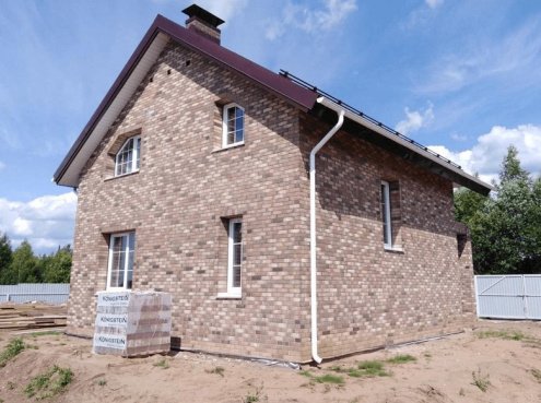 Кирпич облицовочный керамический Konigstein Марксбург Белый М150 1 NF 250х120х65 пестрый рис 3