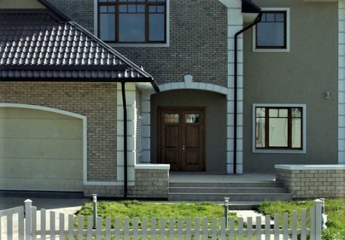 Искусственный камень плоский White Hills Тилл 451-80 серый рис 2