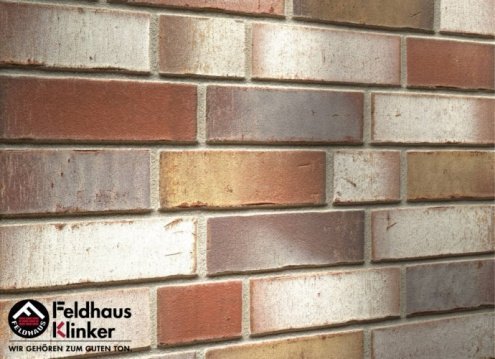 Клинкерная плитка Feldhaus Klinker Vario R921NF14 ardor trecolora 240х71х14 мм плоский элемент рис 1