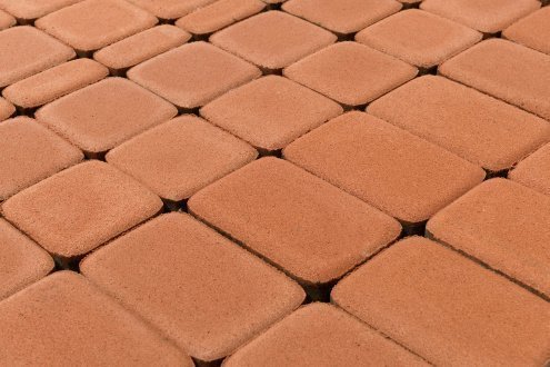 Тротуарная плитка Braer Standart Классико янтарный частичный прокрас 57/115/172х115х60 мм рис 1
