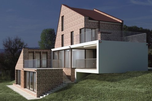 Искусственный камень угловой White Hills Брюгге Брик 316-75 коричневый рис 2