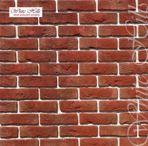 Искусственный камень плоский White Hills Лондон Брик 301-70 коричневый рис 1