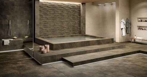 Керамогранит Italon GENESIS Mercury Brown grip 600х300х10мм рядовая плитка 610010001388 рис 3