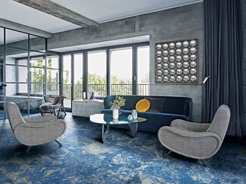 Керамогранит Rex Ceramiche Les Bijoux de Rex Sodalite Bleu Glo глазурованная 2800х1200х6 мм рядовая плитка 765702 рис 3