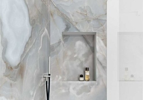 Керамогранит Rex Ceramiche Reves de Rex Noisette Glo глазурованная 2400х1200х6мм рядовая плитка 769917 рис 2