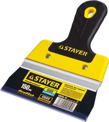 Шпатель фасадный STAYER ProFlat, анодированный, 150мм, 2к ручка арт.10045-15 рис 2