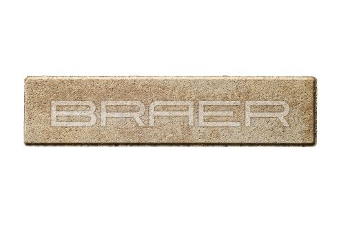 Тротуарная плитка Braer Premium Ригель 2.0 Color Mix саванна частичный прокрас 320х80х60 мм рис 1