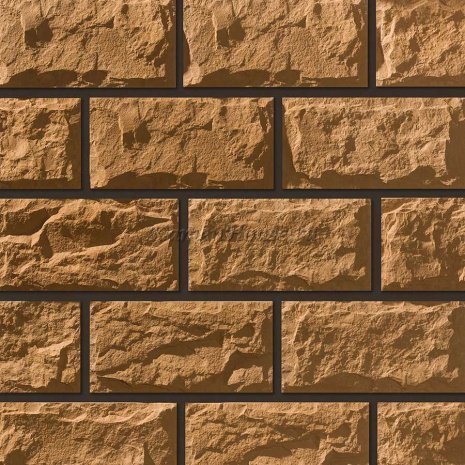 Искусственный камень плоский Leonardo Stone Бретань 945 коричневый рис 1