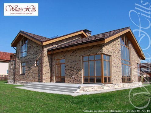 Искусственный камень угловой White Hills Кельн Брик 324-45 бежевый рис 6