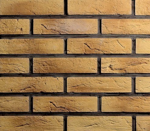 Искусственный камень плоский Eco Stone Лофт 15-05 желтый рис 1