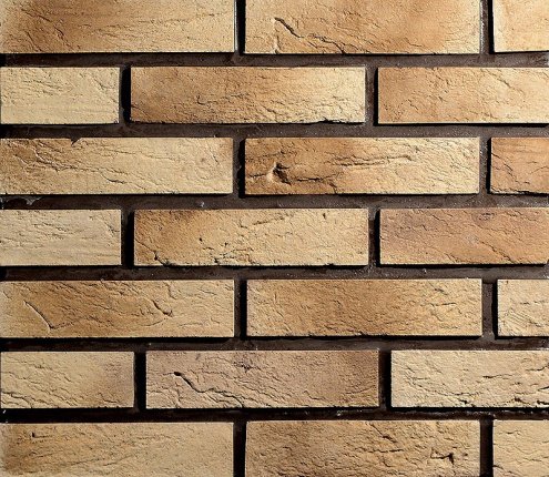 Искусственный камень плоский Eco Stone Лофт 01-02 бежевый рис 1