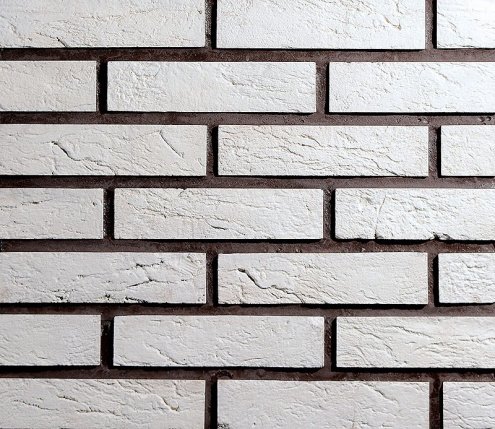 Искусственный камень плоский Eco Stone Лофт 00 белый рис 1