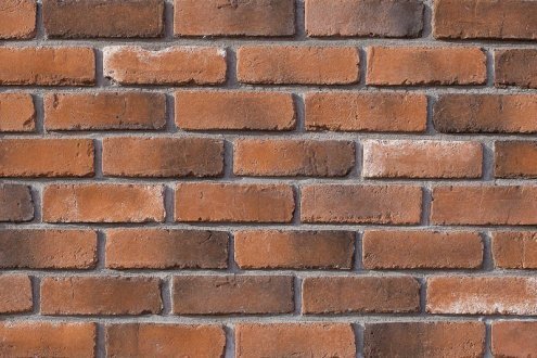 Искусственный камень плоский Eco Stone Старый город 04-08 красный рис 1