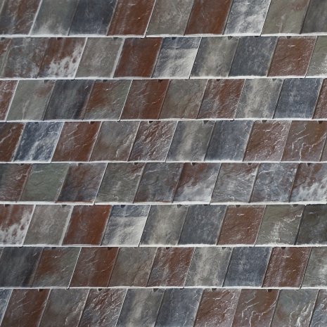 Керамическая черепица рядовая La Escandella Visum 3 vermont grey klinker  ангоб 471х280 мм рис 1