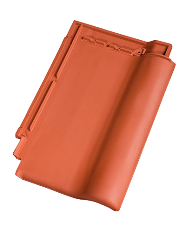 Керамическая черепица рядовая Koramic Alegra 9 natural red   ангоб 477х310 мм рис 5