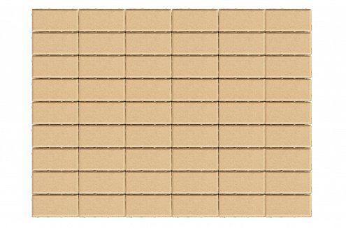 Брусчатка Braer Standart Прямоугольник песочный частичный прокрас 200х100х60 мм рис 4