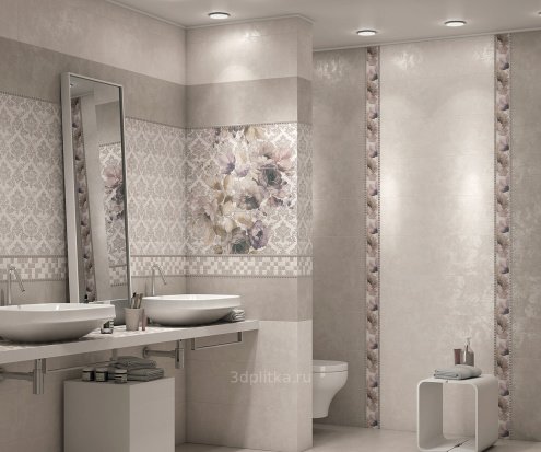 Керамическая плитка Kerama Marazzi Безана серый матовая 750х250х9мм рядовая плитка 12137R рис 2