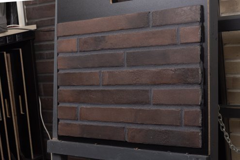 Искусственный камень плоский Lifebrick Лонг 368 коричневый рис 2