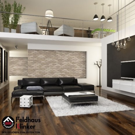 Кирпич клинкерный Feldhaus Klinker Vascu М1000 K732NF 240х115х71 crema toccata рельефный рис 2