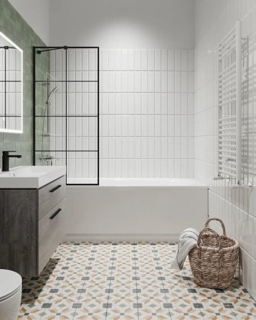 Керамическая плитка Kerama Marazzi Аккорд белый грань глянцевая 285х85х9,2мм рядовая плитка 9010 рис 2