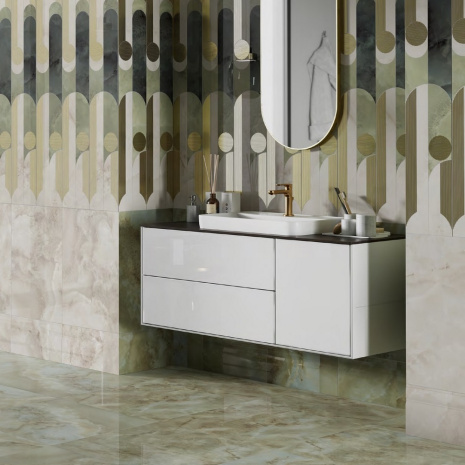 Керамическая плитка Kerama Marazzi Джардини мрамор глянцевая 1200х200х10мм декор VT/A128/31008R рис 3