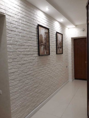 Искусственный камень плоский Atlas Stone Старый кирпич 150 белый рис 2