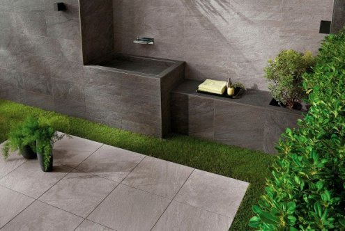 Керамогранит Atlas Concorde Cliff Beige Lastra матовая, гладкая, ректификат 600х600х20мм, рядовая плитка 610010000851 рис 6