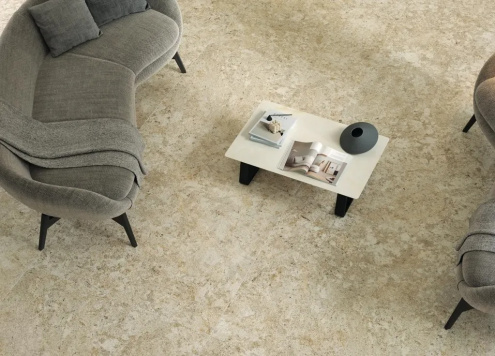 Керамогранит Atlas Concorde Forte Dei Marmi Quark Brazilian Gold Lastra матовая 600х600х20 мм рядовая плитка 610010003162 рис 3