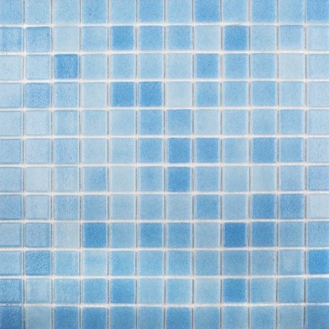 Стеклянная мозаика Ezarri Antislip голубой матовая 317х317х4 мм мозаика 21239 рис 1